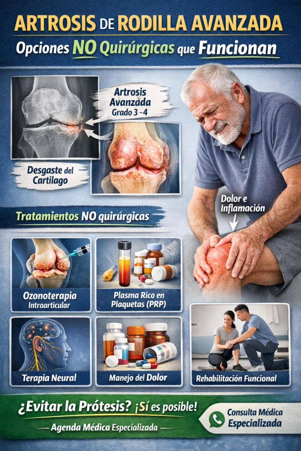 alternativas a la protesis de rodilla